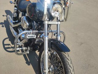 2004 Harley-Davidson Dyna Super Glide, чёрный, 770000 рублей, вид 3