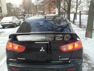 2008 Mitsubishi Lancer X, чёрный, 920000 рублей, вид 3