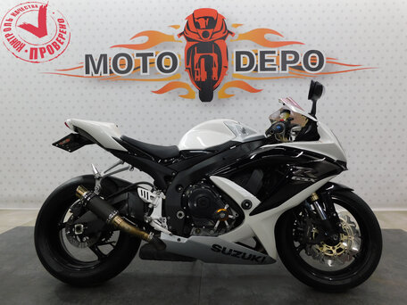 2008 Suzuki GSX-R 600, белый, 645000 рублей, вид 1