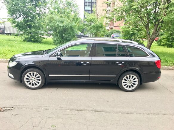 2012 Skoda Superb II, чёрный - вид 7