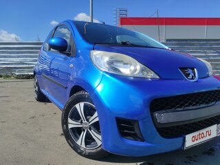 2011 Peugeot 107 I Рестайлинг, синий, 410000 рублей, вид 1