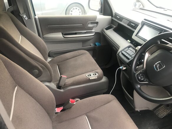 2018 Honda Stepwgn V Рестайлинг, голубой, 2090000 рублей - вид 6