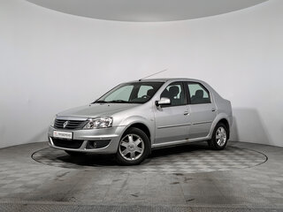 2013 Renault Logan I Рестайлинг, серый, 460000 рублей, вид 1