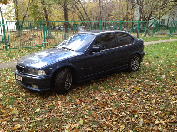 1996 BMW 3 серии 318i III (E36), синий - вид 4