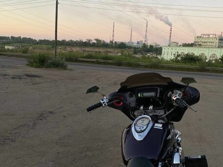 2000 Yamaha XV 1600 Road Star, фиолетовый, 620000 рублей, вид 2