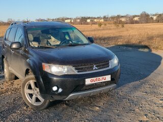 2008 Mitsubishi Outlander II, чёрный, 1150000 рублей, вид 4