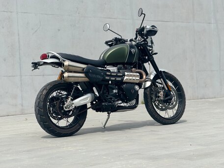 2022 Triumph Scrambler, зелёный, 1177200 рублей, вид 3
