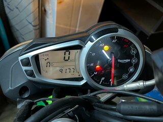 2013 Triumph Street Triple, зелёный, 680000 рублей, вид 5