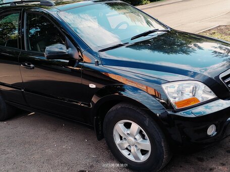 2008 Kia Sorento I Рестайлинг, чёрный, 760000 рублей, вид 1