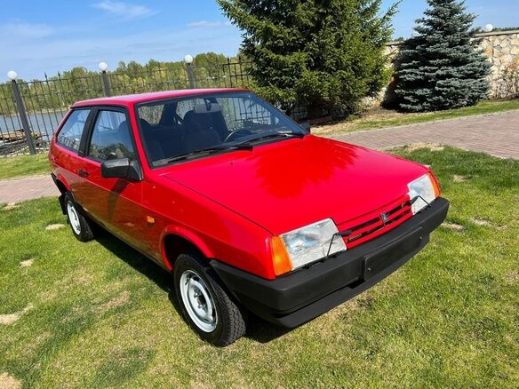 1998 Lada (ВАЗ) 2108, красный - вид 2