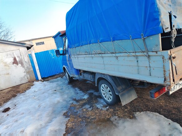 2007 ГАЗ ГАЗель (3302), голубой, 470000 рублей - вид 1