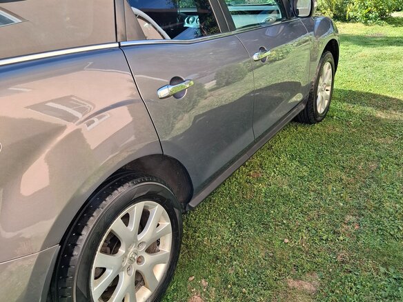 2007 Mazda CX-7 I, серый - вид 4