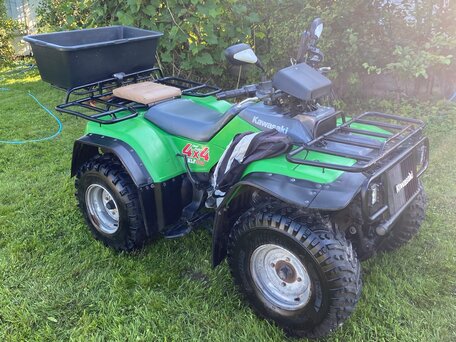 2000 Kawasaki KVF 400, зелёный, 329999 рублей, вид 3