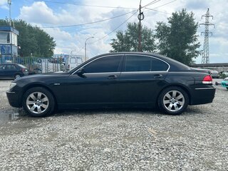 2007 BMW 7 серии 740i IV (E65/E66) Рестайлинг, чёрный, 1400000 рублей, вид 4