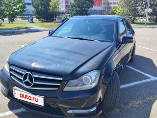 2012 Mercedes-Benz C-Класс 180 BlueEFFICIENCY III (W204) Рестайлинг, чёрный, 1850000 рублей, вид 3