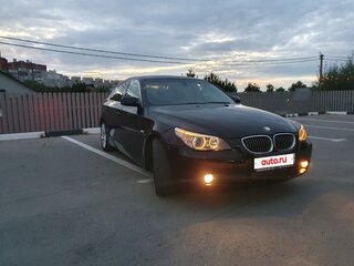 2004 BMW 5 серии 520i V (E60/E61), чёрный, 1200000 рублей, вид 5