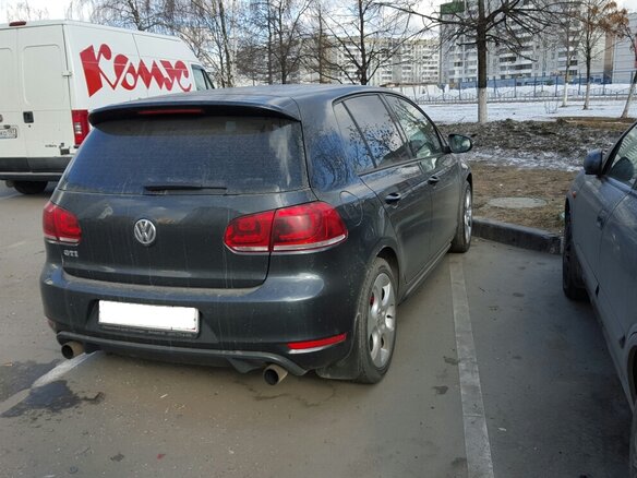 2012 Volkswagen Golf GTI VI, серый - вид 1