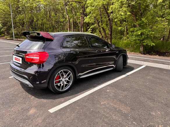 2014 Mercedes-Benz GLA AMG 45 AMG I (X156), фиолетовый, 2500000 рублей - вид 7