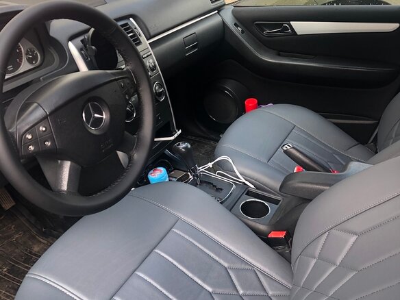 2007 Mercedes-Benz B-Класс 200 I (W245), серый, 500000 рублей - вид 7