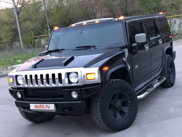 2005 Hummer H2 I, чёрный - вид 9
