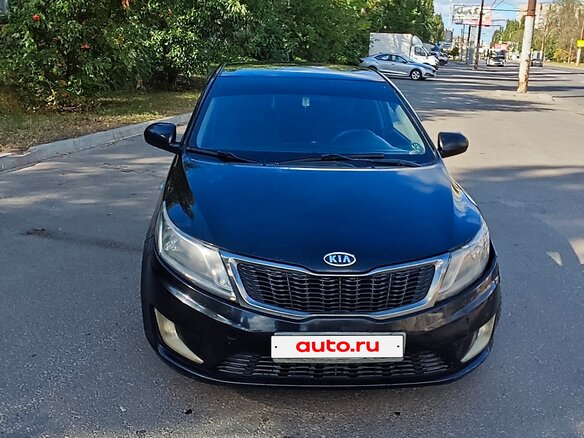 2011 Kia Rio III, чёрный, 580000 рублей