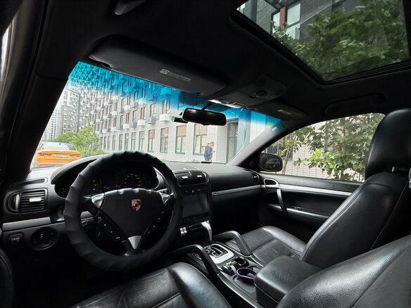 2008 Porsche Cayenne I Рестайлинг (957), чёрный, 2000000 рублей - вид 5
