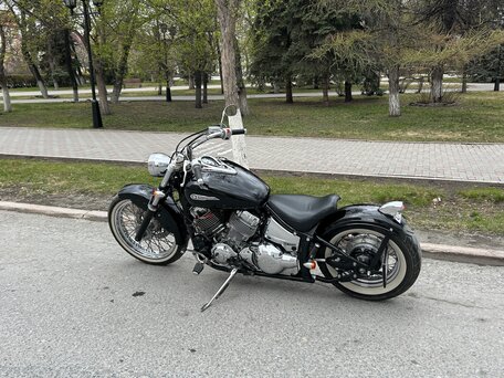 2001 Yamaha XVS400 Drag Star, чёрный, 350000 рублей, вид 1