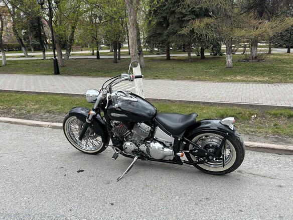 2001 Yamaha XVS400 Drag Star, чёрный, 350000 рублей
