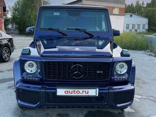 2016 Mercedes-Benz G-Класс AMG 63 AMG I (W463) Рестайлинг 3, синий, 9900000 рублей, вид 3