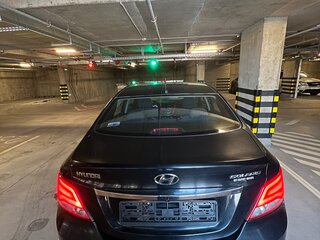 2015 Hyundai Solaris I Рестайлинг, чёрный, 1150000 рублей, вид 4