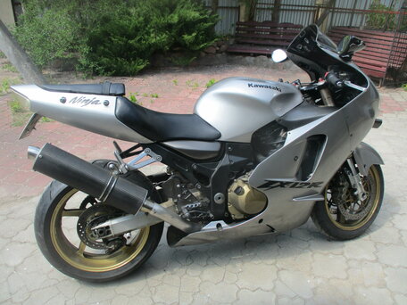 2001 Kawasaki ZX-12 Ninja, серебристый, 424524 рублей, вид 2