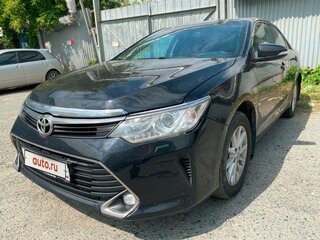 2017 Toyota Camry VII (XV50) Рестайлинг 2, чёрный, 1850000 рублей, вид 2