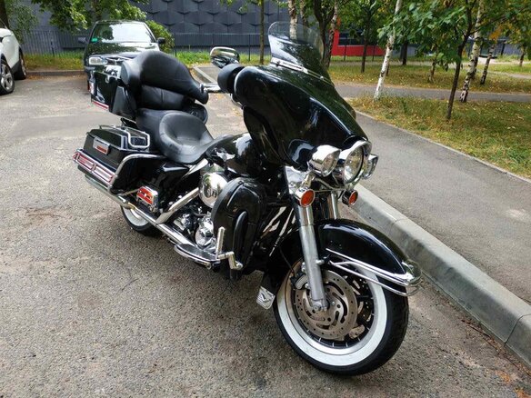 2005 Harley-Davidson Electra Glide, чёрный, 750000 рублей - вид 4