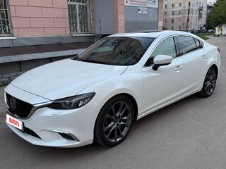 2017 Mazda 6 III (GJ) Рестайлинг, белый, 1570000 рублей, вид 1