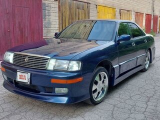 1994 Toyota Crown IX (S140), синий, 650000 рублей, вид 3