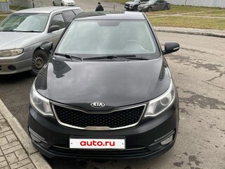 2017 Kia Rio III Рестайлинг, чёрный, 1140000 рублей, вид 2