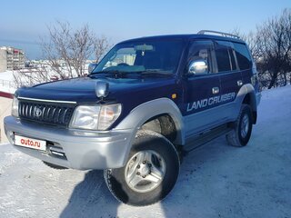 1996 Toyota Land Cruiser Prado 90 Series, синий, 1100000 рублей, вид 1