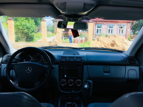 2005 Mercedes-Benz M-Класс 350 I (W163) Рестайлинг, серебристый - вид 10
