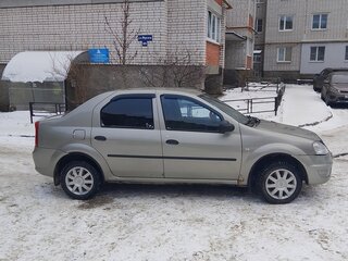 2012 Renault Logan I Рестайлинг, серый, 450000 рублей, вид 3