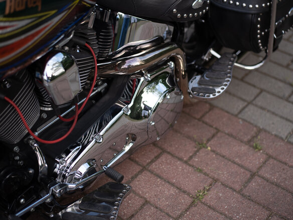 2004 Harley-Davidson Softail Custom, красный, 1188668 рублей - вид 6