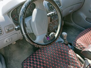 2008 Hyundai Accent ТагАЗ II, чёрный, 500000 рублей, вид 4
