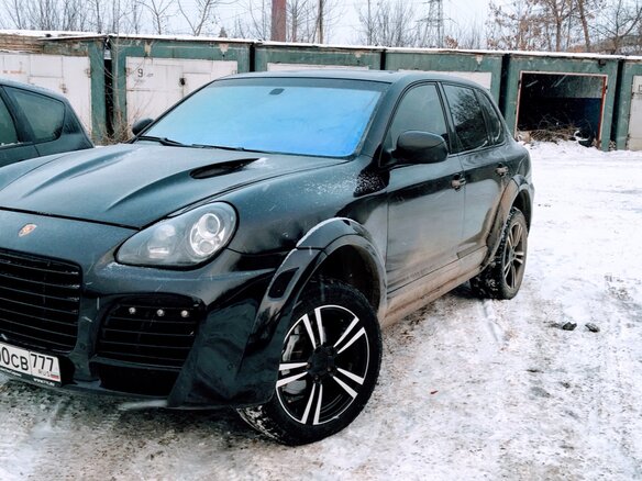 2003 Porsche Cayenne S I (955), чёрный