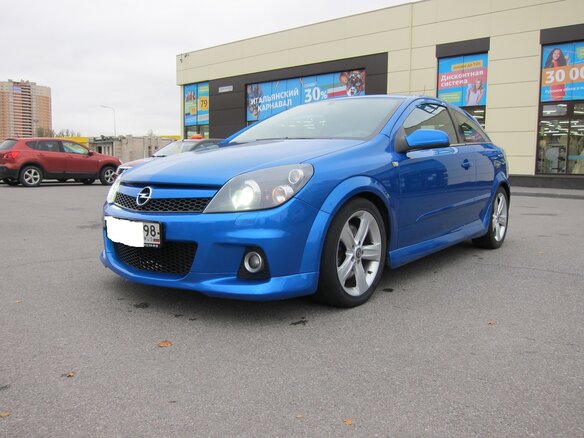 2008 Opel Astra OPC H, синий - вид 1