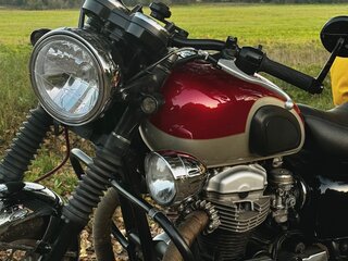2003 Kawasaki W 650, красный, 520000 рублей, вид 4