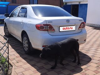 2011 Toyota Corolla X (E140, E150) Рестайлинг, белый, 760000 рублей, вид 3