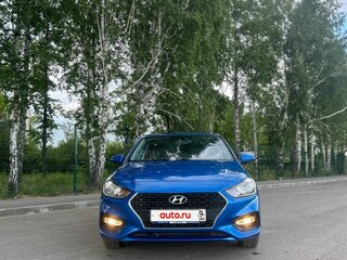 2019 Hyundai Solaris II, синий, 1150000 рублей, вид 2
