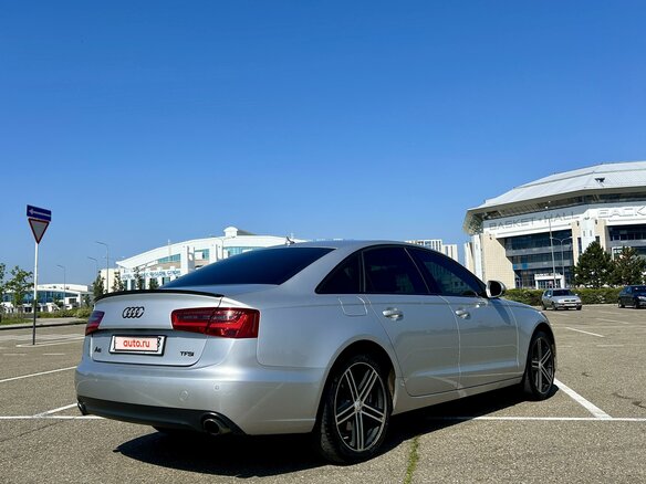 2014 Audi A6 IV (C7), серебристый, 1890000 рублей - вид 6