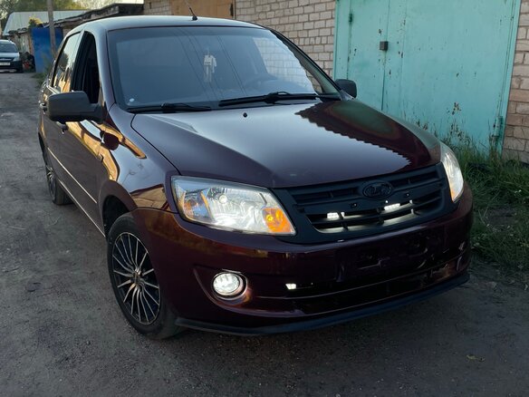 2013 Lada (ВАЗ) Granta I, красный, 480000 рублей - вид 13