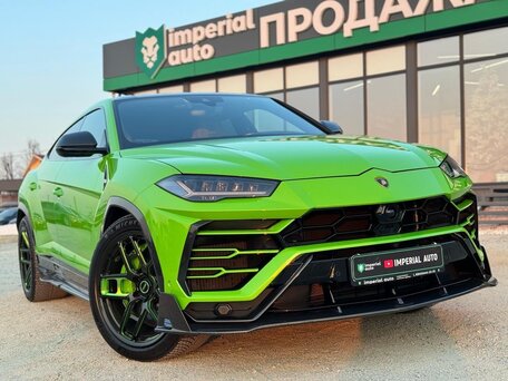 2021 Lamborghini Urus I, зелёный, 25000000 рублей, вид 4