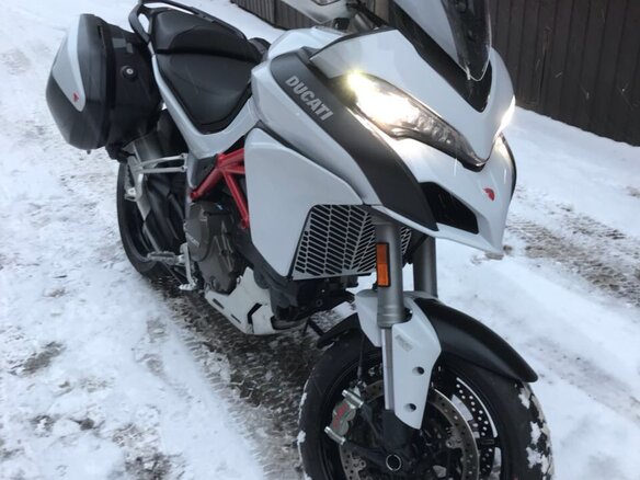 2015 Ducati Multistrada 1200, белый - вид 1